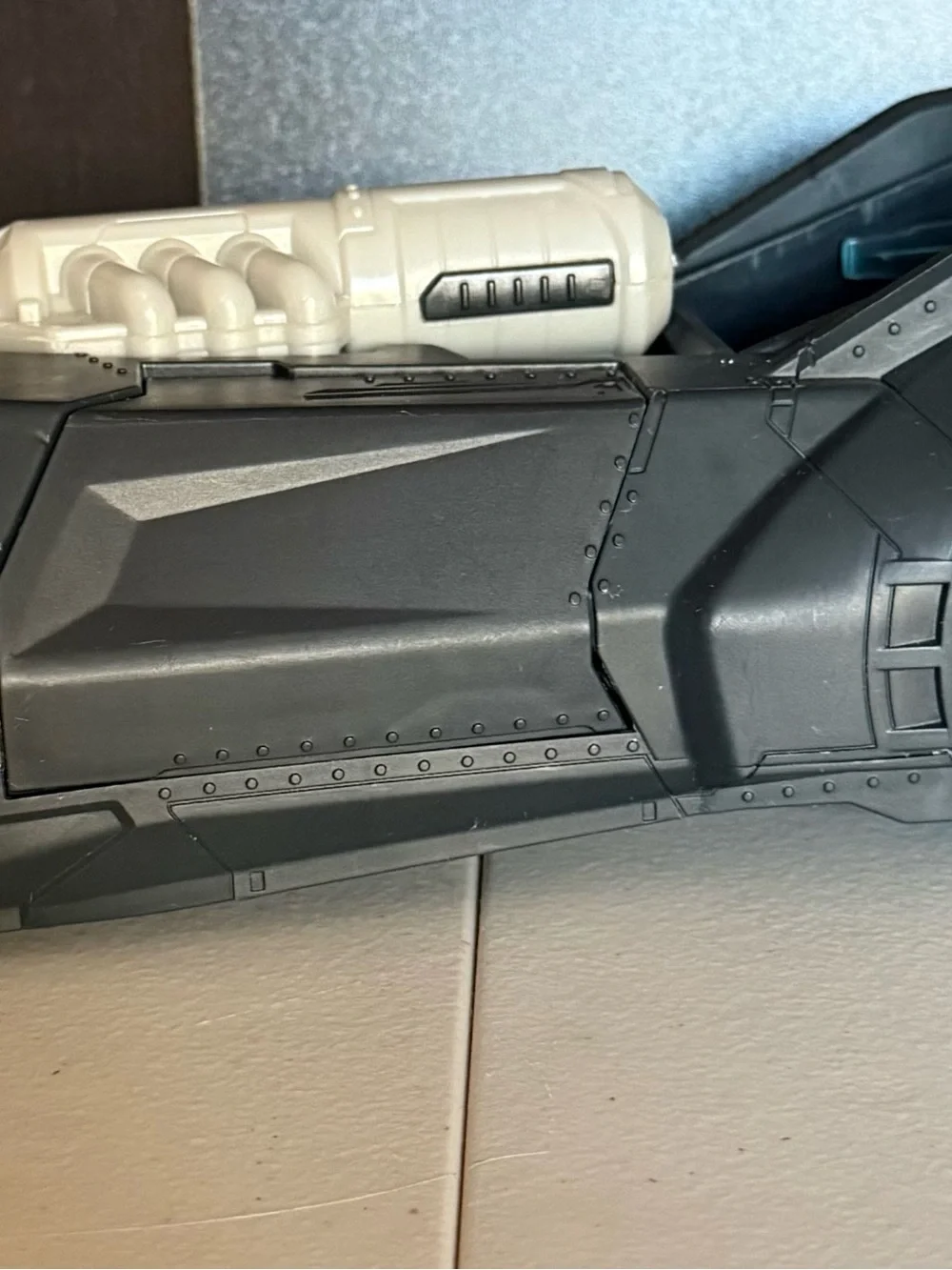 DC Black Bat Mobil Toy Panel with Raised Grille Detailing